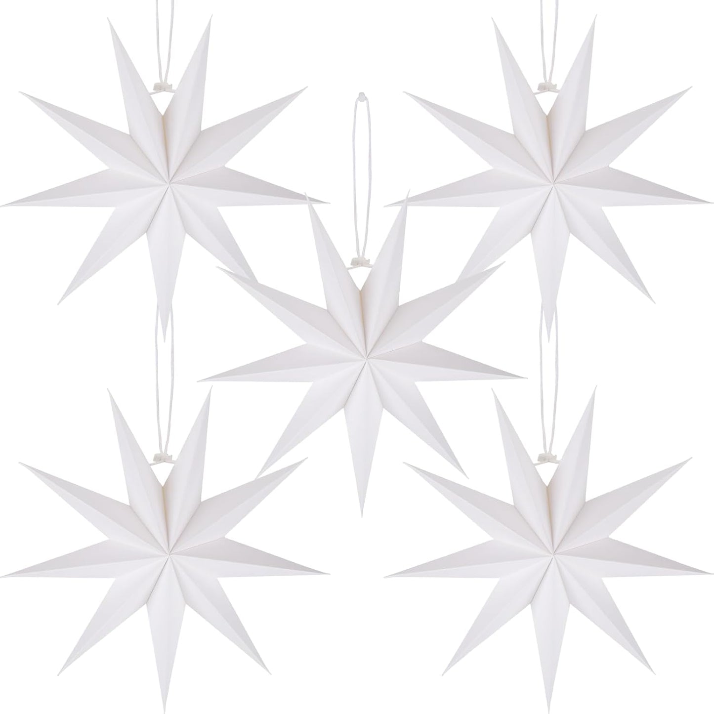 9-Pointed Paper Star Lanterns（12in）