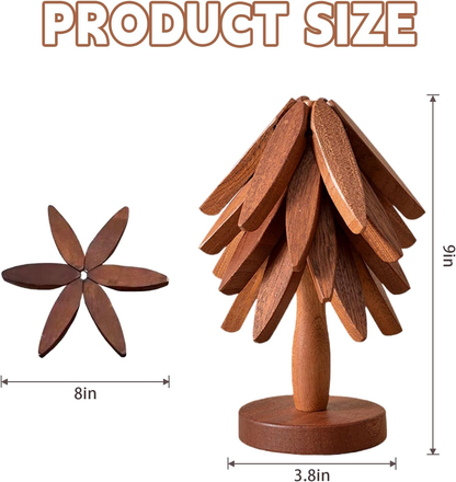 Tree Shape Trivet Set