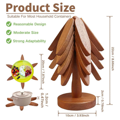 Tree Shape Trivet Set