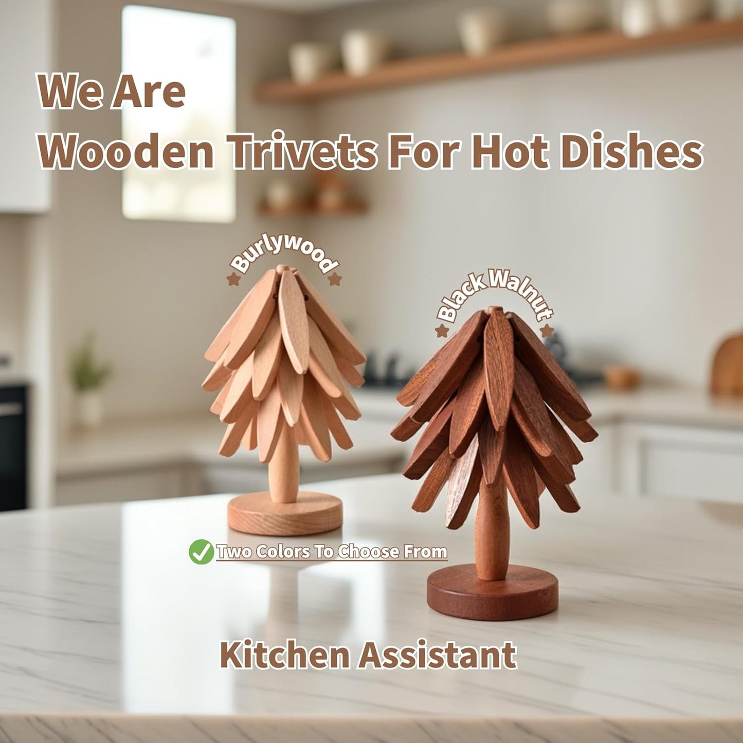 Tree Shape Trivet Set