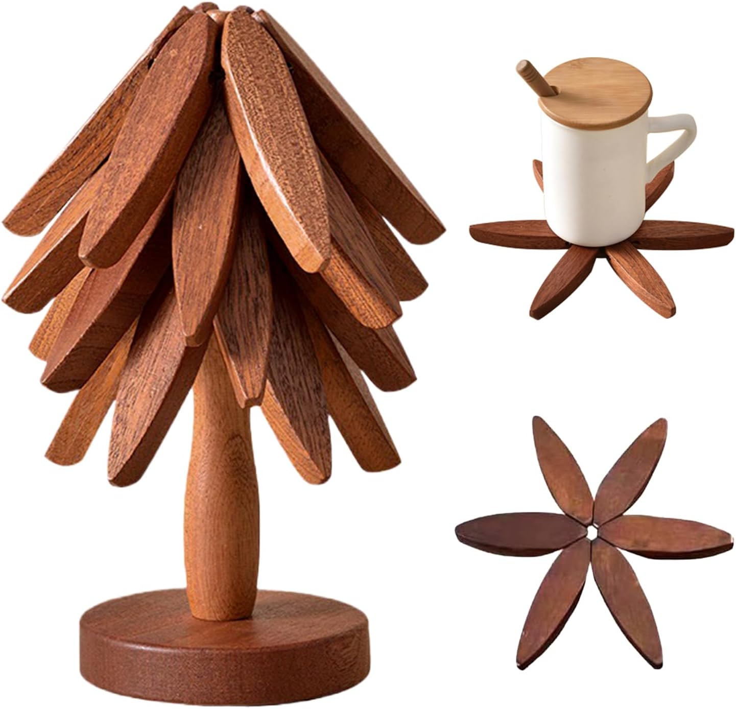Tree Shape Trivet Set