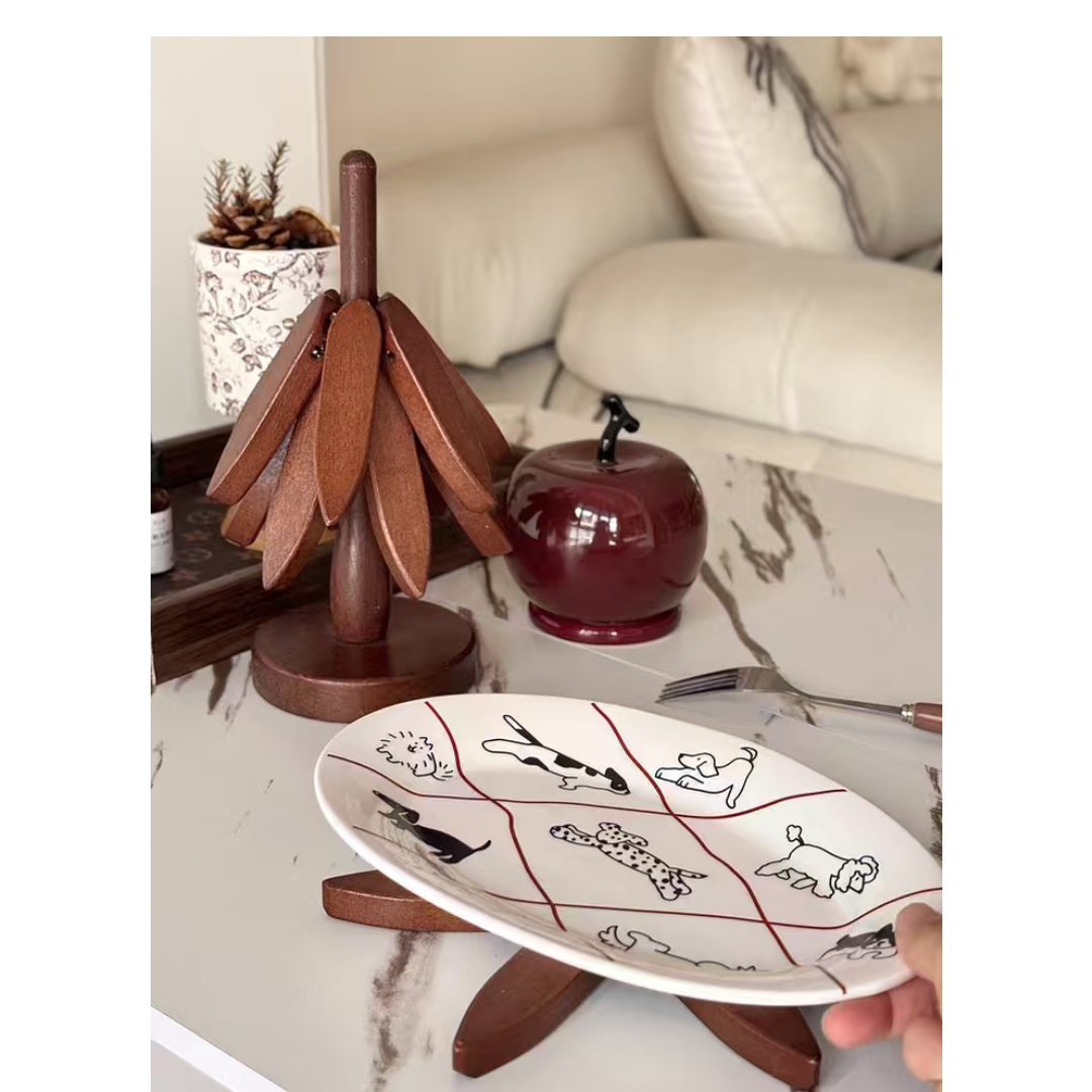 Tree Shape Trivet Set
