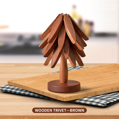 Tree Shape Trivet Set