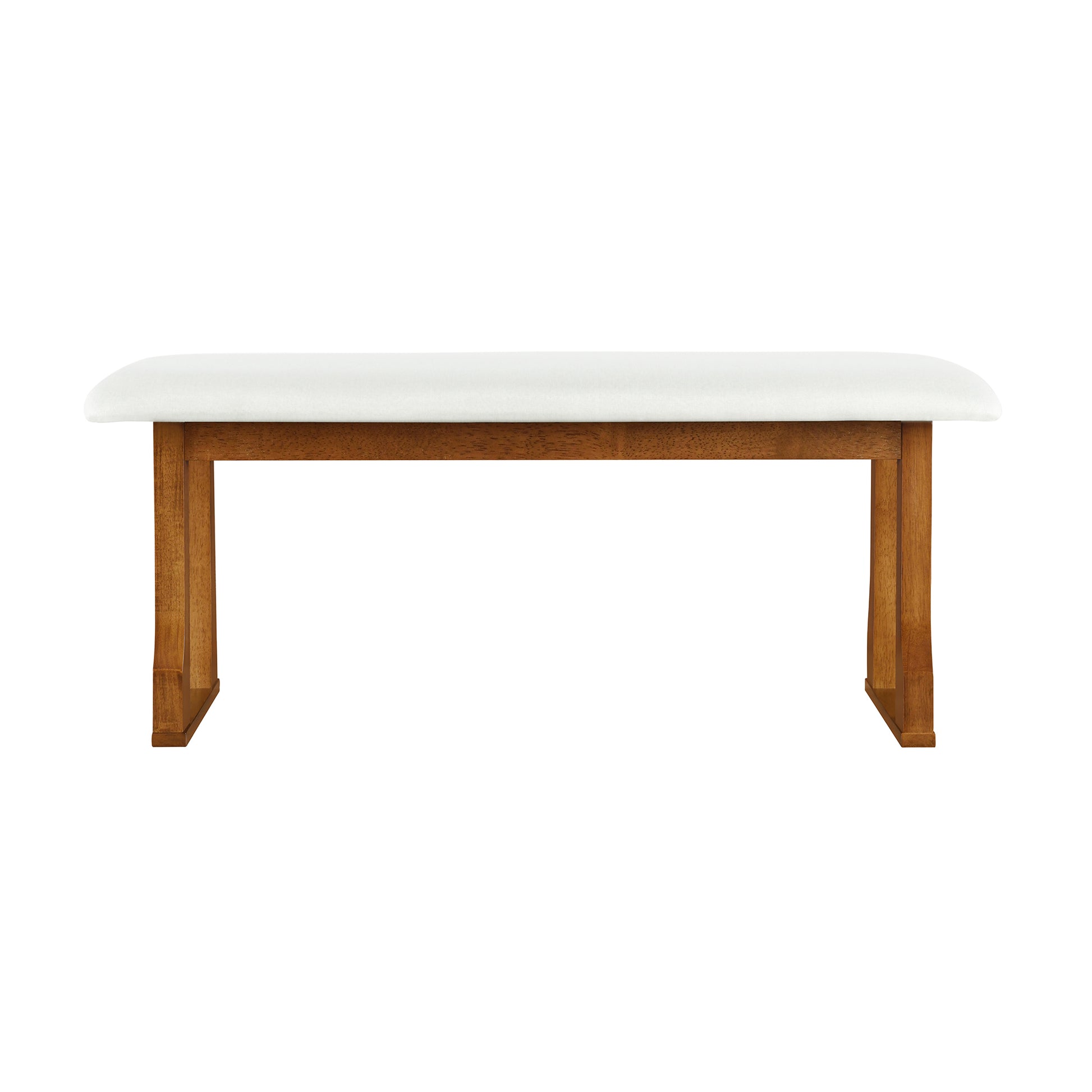 USOFUNS 6-Piece Modern Rubber Wood Dining Set