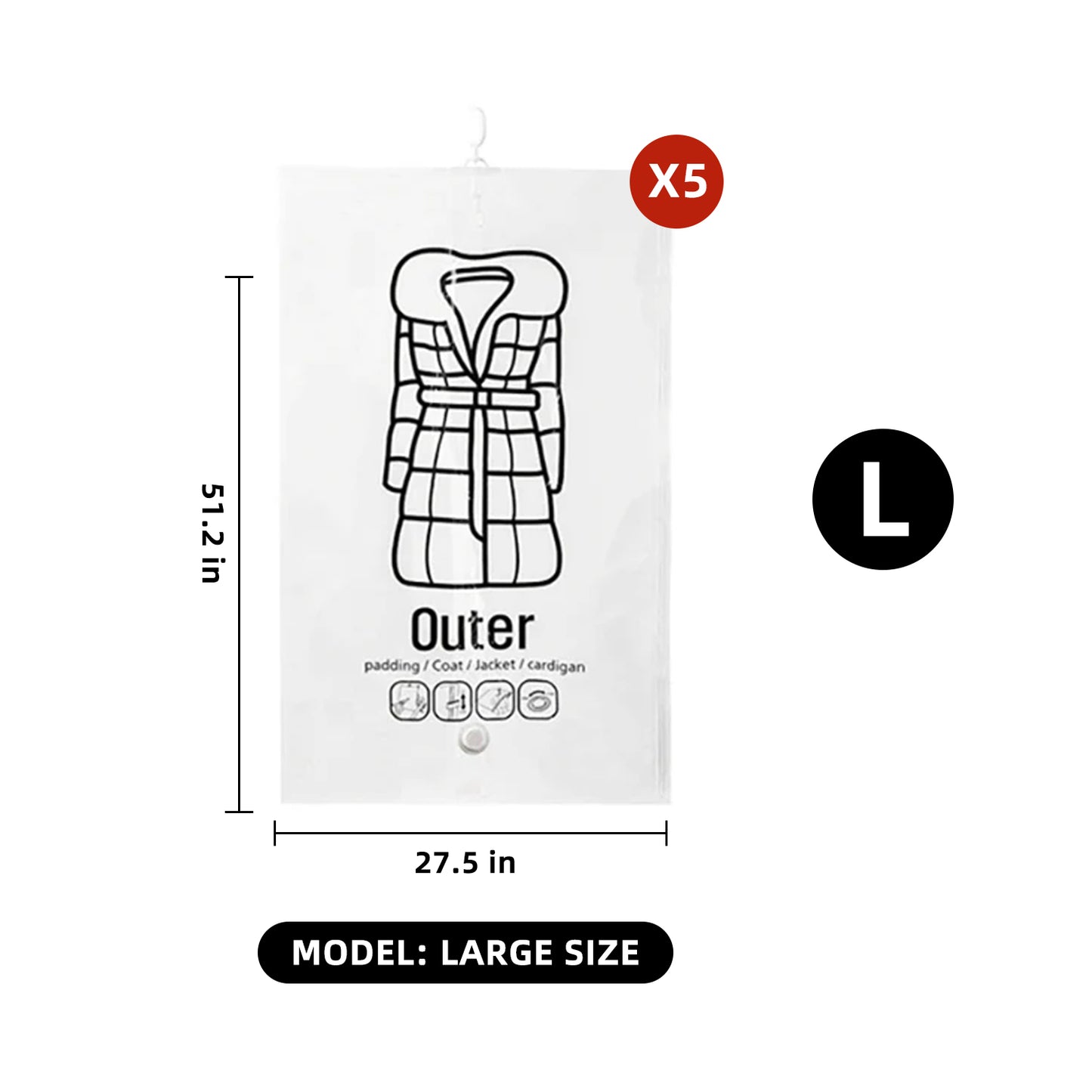 Hanging Vacuum Storage Bags