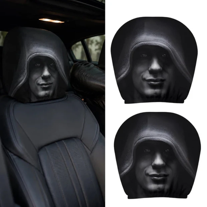 Funny Halloween Car Headrest Covers  (2-Pack)