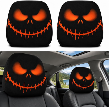 Funny Halloween Car Headrest Covers
