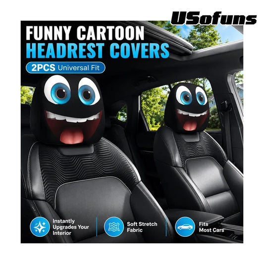 Funny Halloween Car Headrest Covers