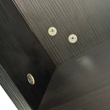 47.24'' Hexagonal Coffee Table Side Table Nightstand Burmese Sumac 2PCS 