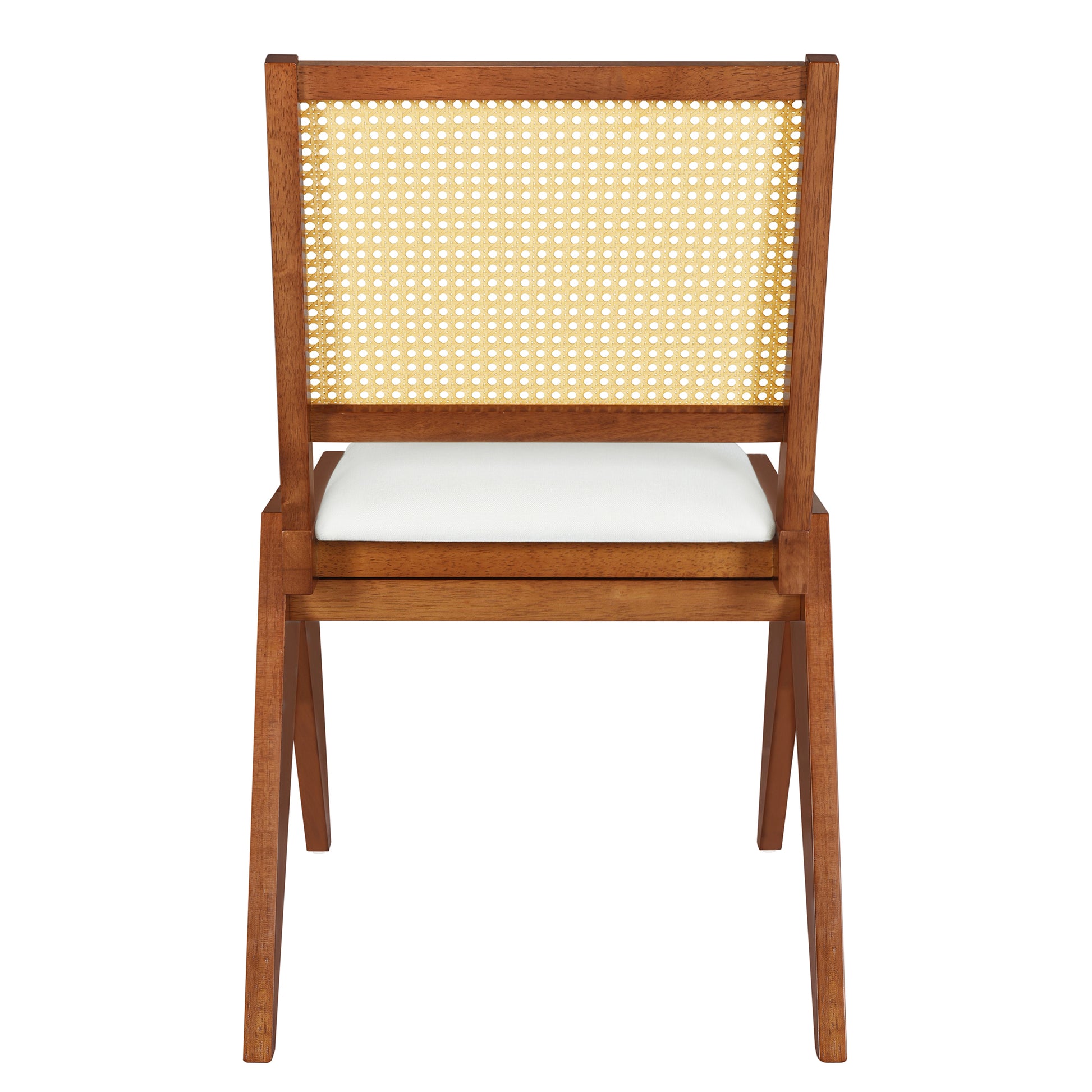 USOFUNS 6-Piece Modern Rubber Wood Dining Set