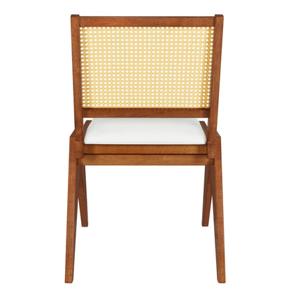USOFUNS 6-Piece Modern Rubber Wood Dining Set