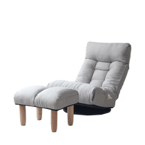 Single sofa reclining chair Japanese chair lazy sofa tatami balcony reclining chair leisure sofa adjustable chair - Usofuns