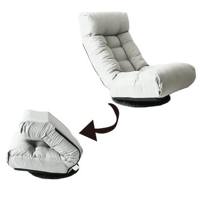 Single sofa reclining chair Japanese chair lazy sofa tatami balcony reclining chair leisure sofa adjustable chair - Usofuns