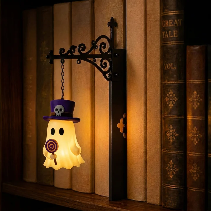 Miniature Retro Streetlight Bookend Light
