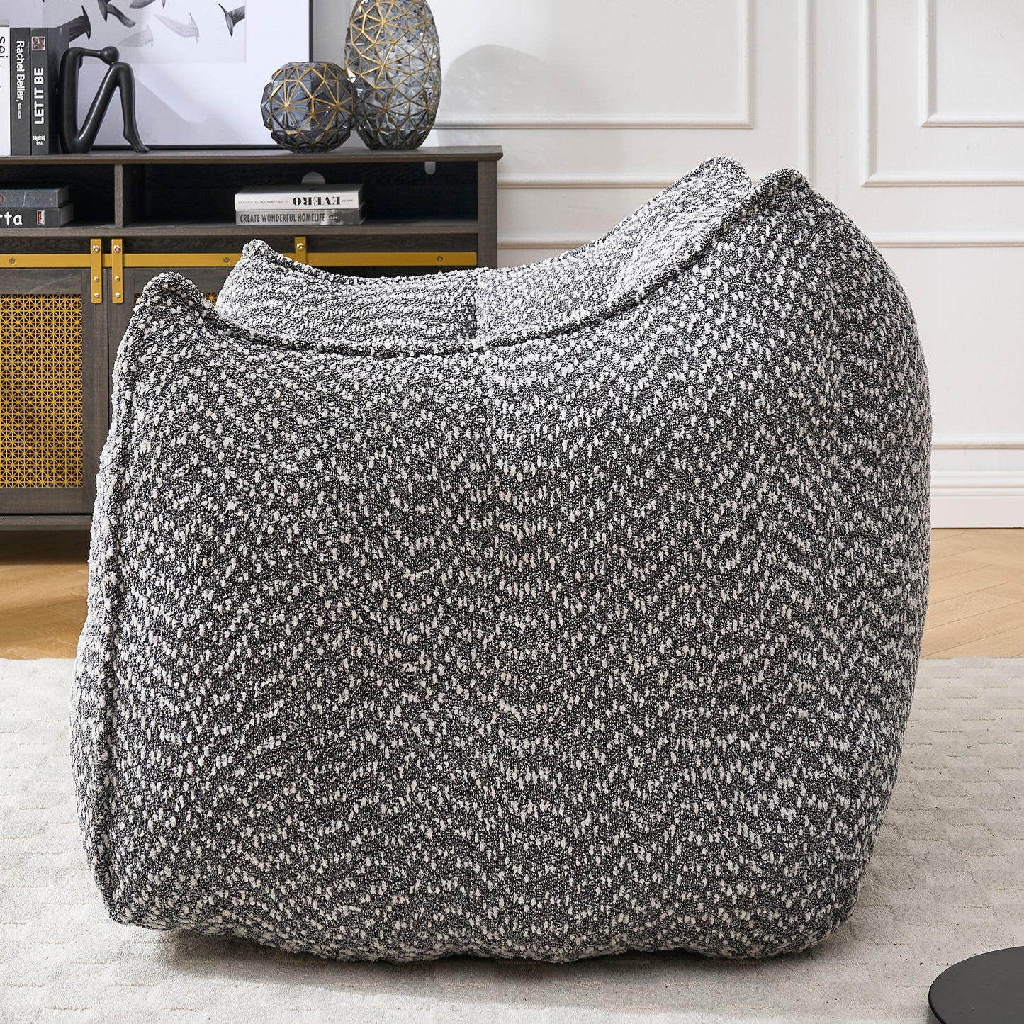 Sofa chairs with highly resilient foam for living rooms and bedrooms, comfortable square lazy sofas, sofas for adults to play, read and watch TV - Usofuns
